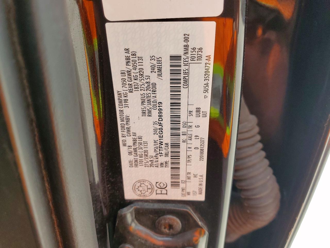 2018 FORD F150