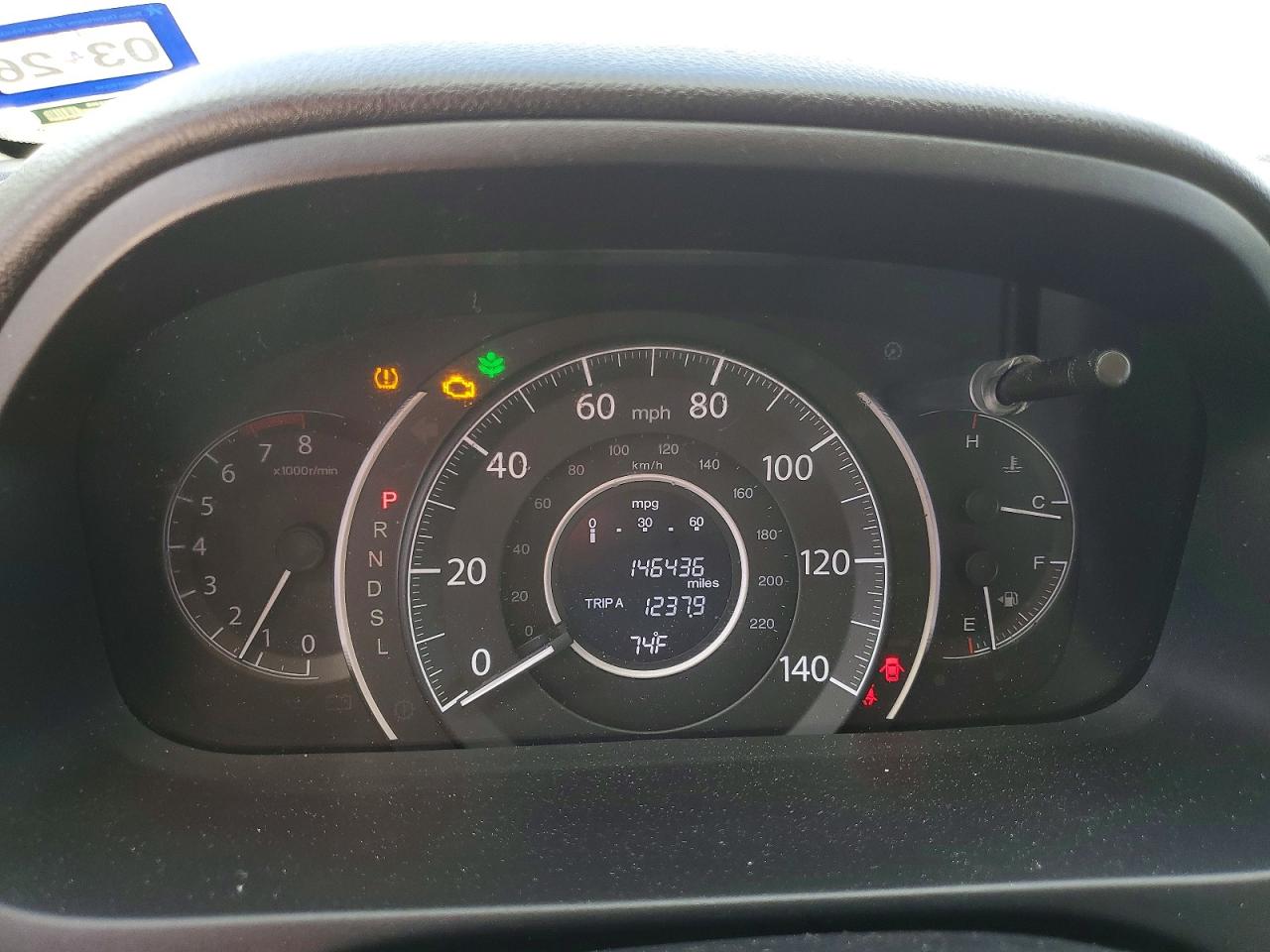 2016 HONDA CRV