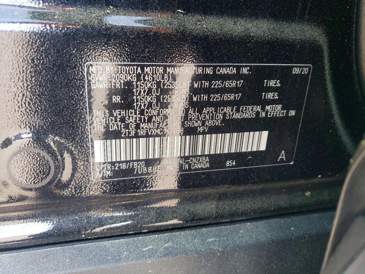2021 TOYOTA RAV4