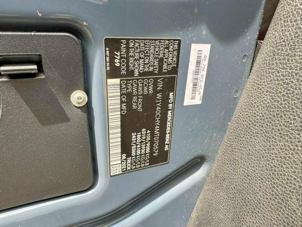 2021 MERCEDES-BENZ SPRINTER