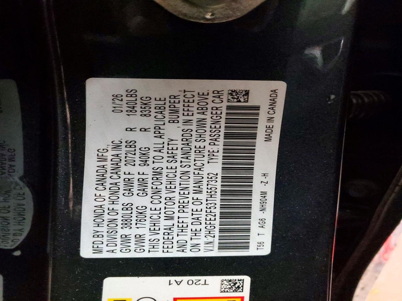 2026 HONDA CIVIC