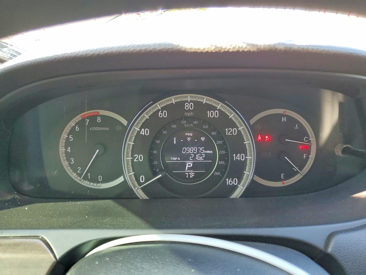 2016 HONDA ACCORD