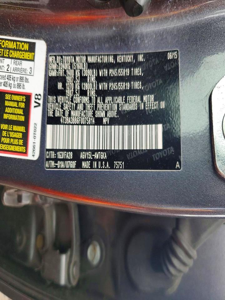 2015 TOYOTA VENZA