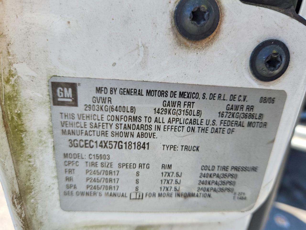 2007 CHEVROLET ALL Models