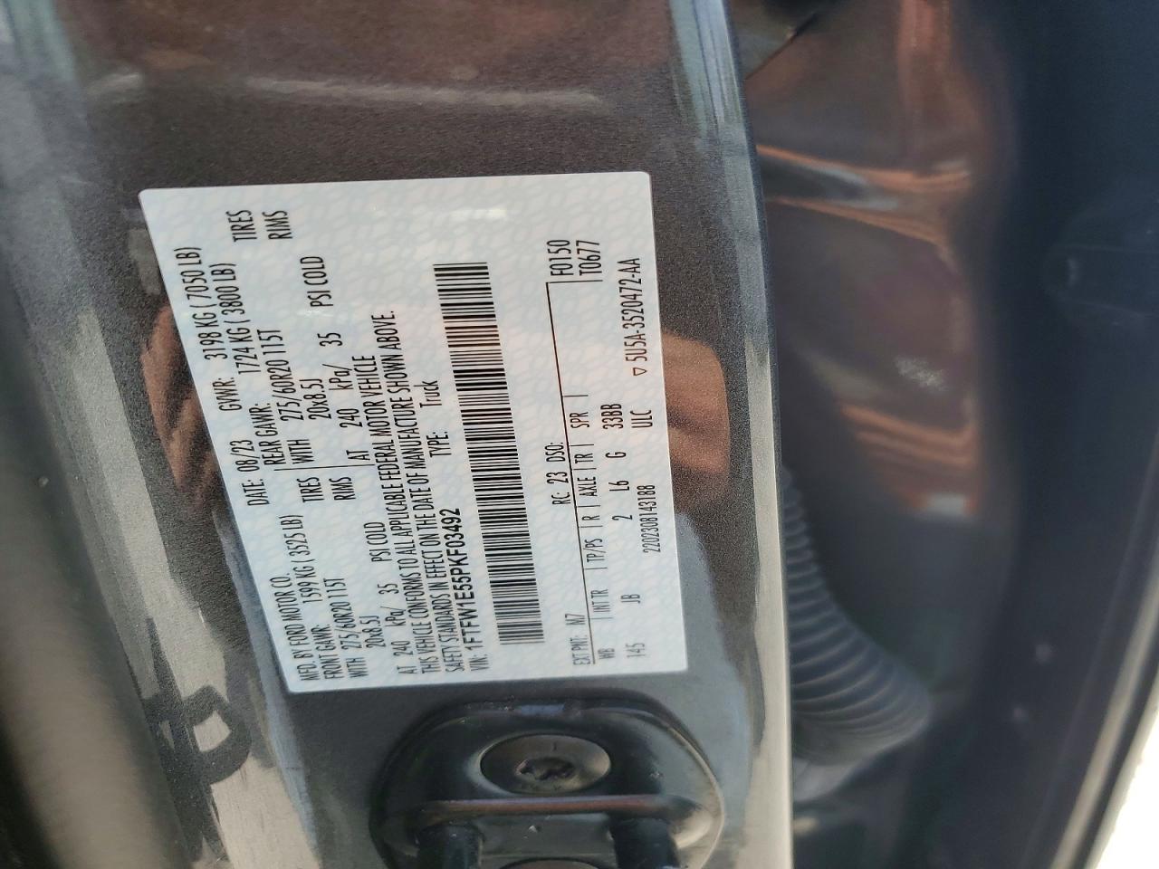2023 FORD F150
