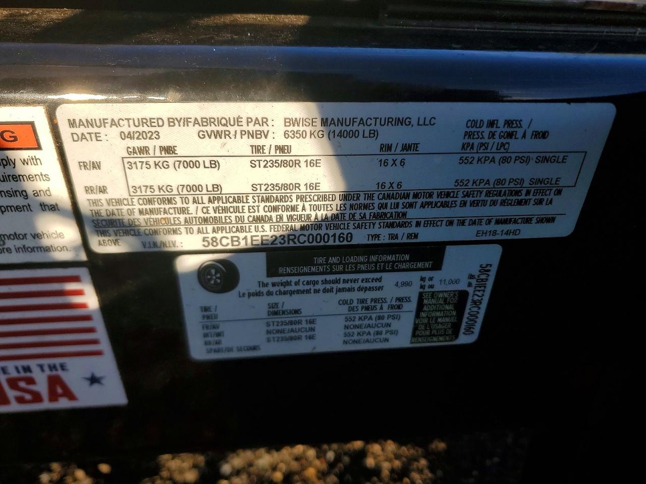 2024 UTILITY TRAILER MANUFACTURE
