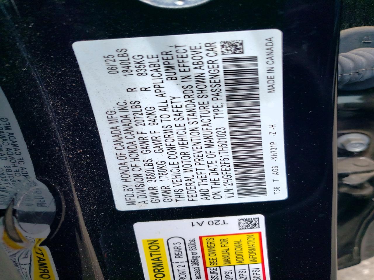 2026 HONDA CIVIC