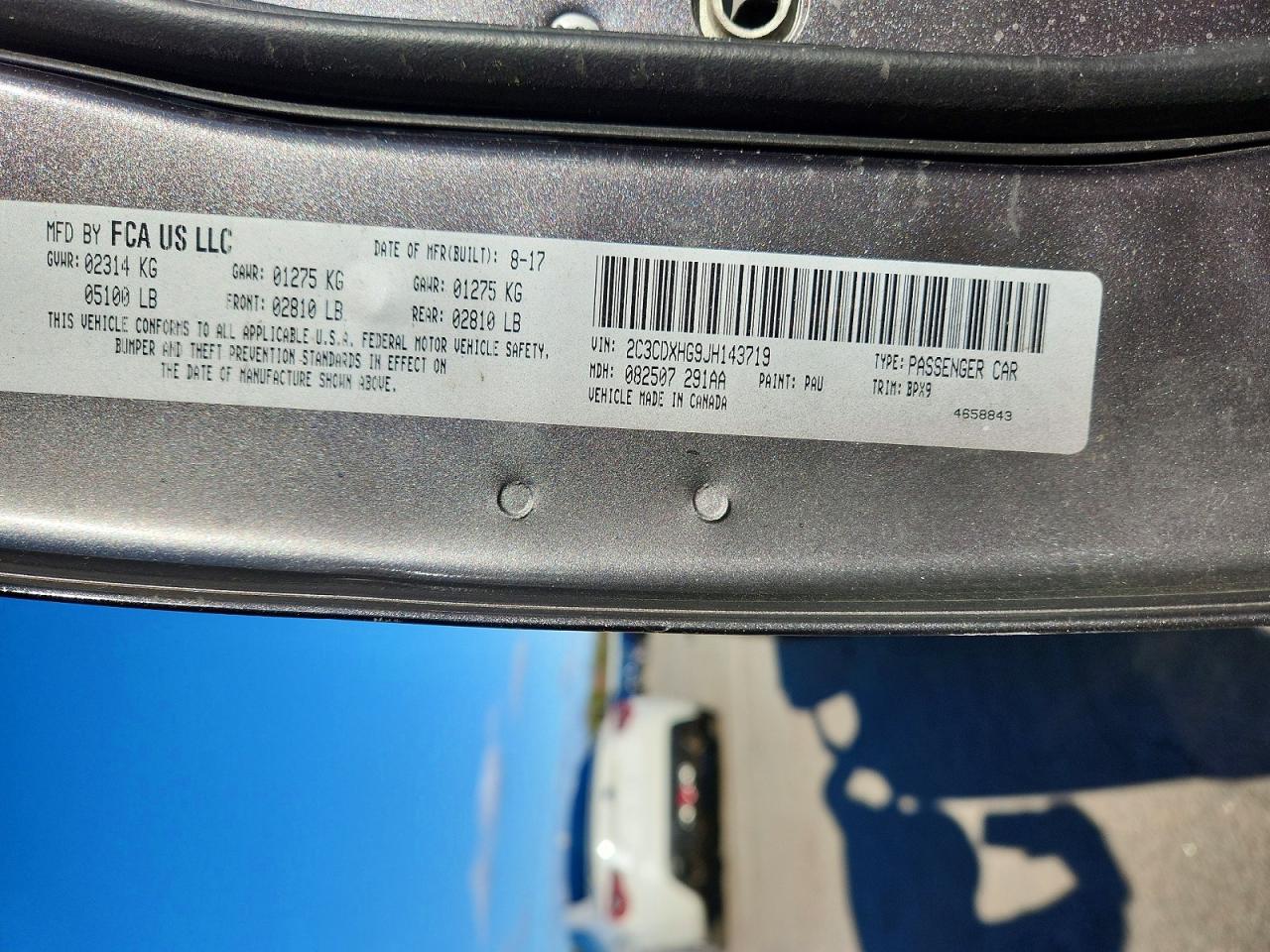 2018 DODGE CHARGER