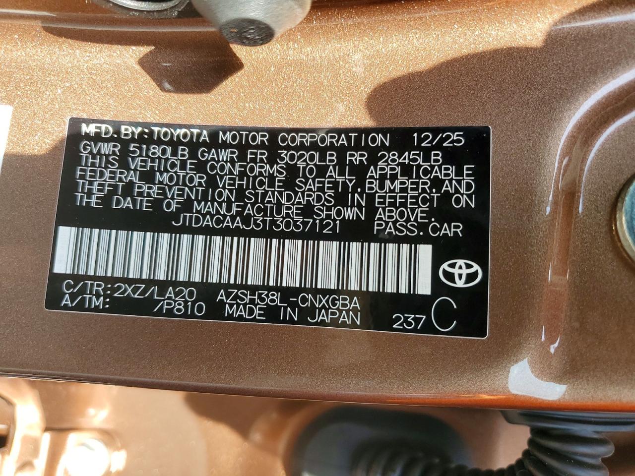 2026 TOYOTA ALL OTHER