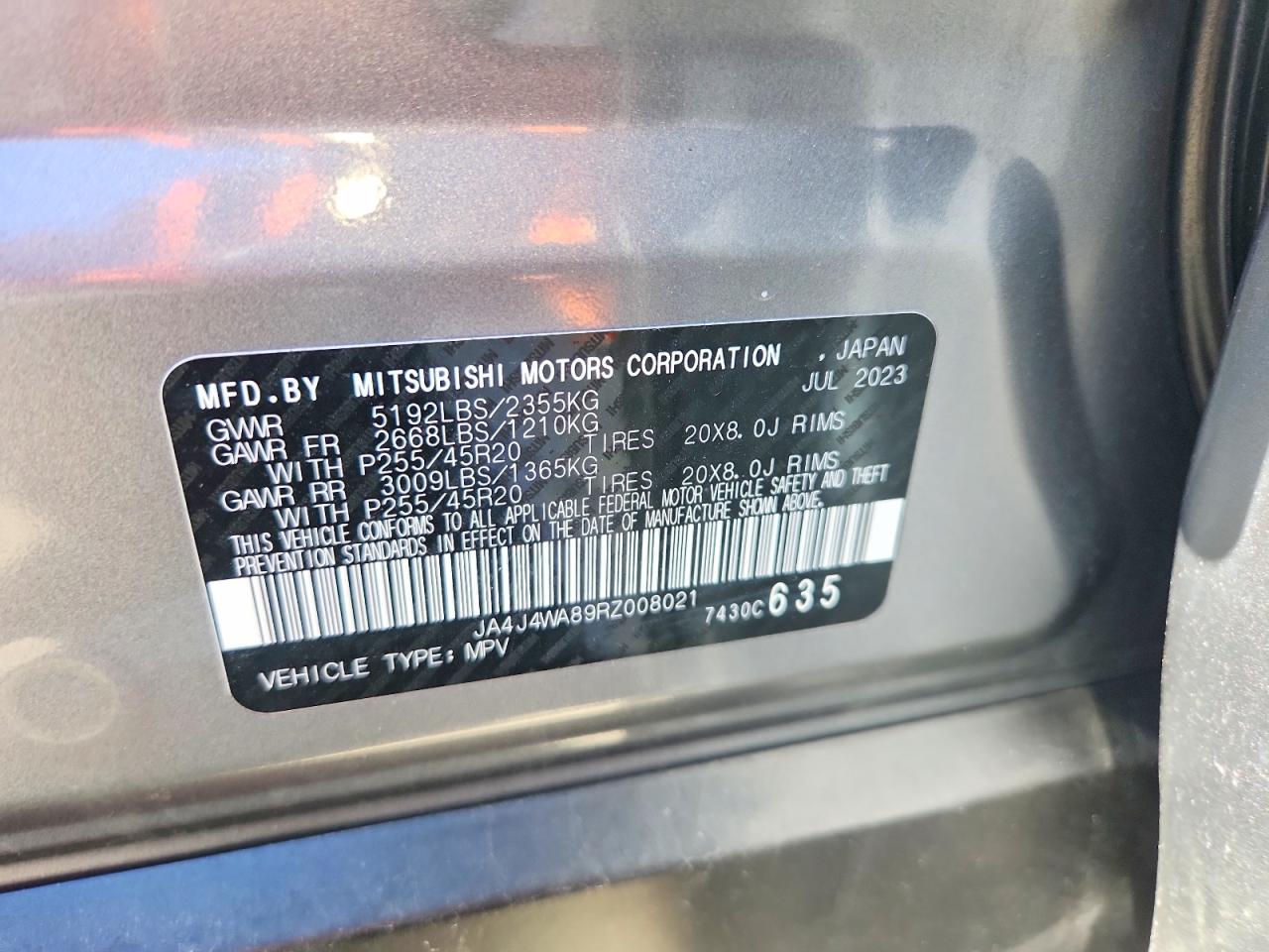 2024 MITSUBISHI OUTLANDER