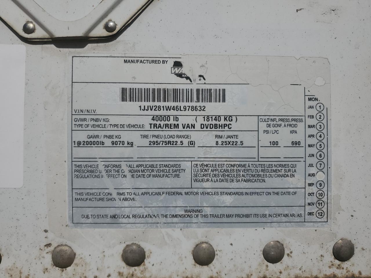 2006 WABA DRY VAN TR