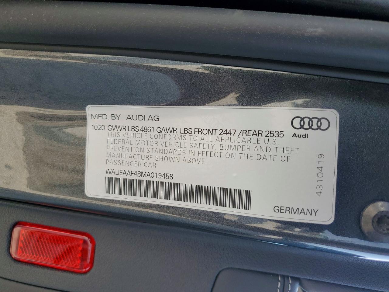 2021 AUDI A4