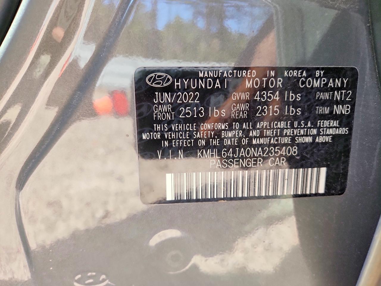 2022 HYUNDAI SONATA