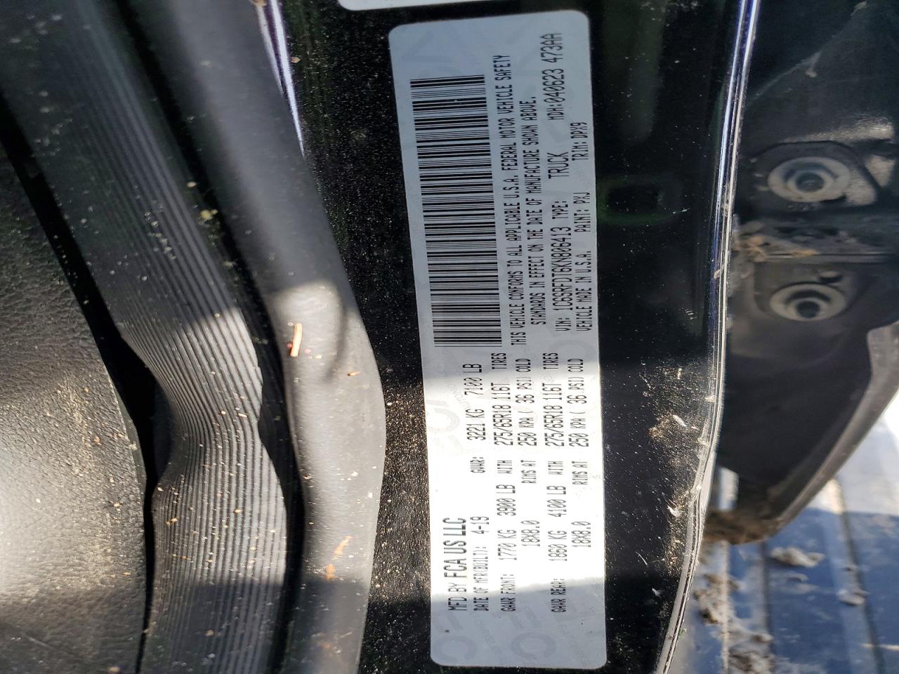 2019 RAM 1500
