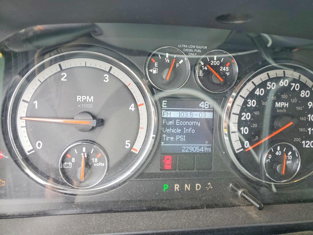 2010 DODGE RAM 2500
