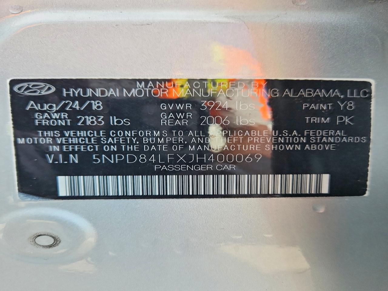 2018 HYUNDAI ELANTRA