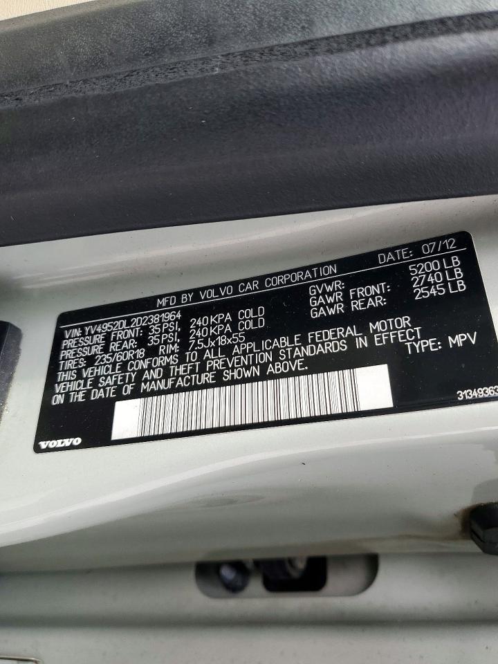 2013 VOLVO XC60