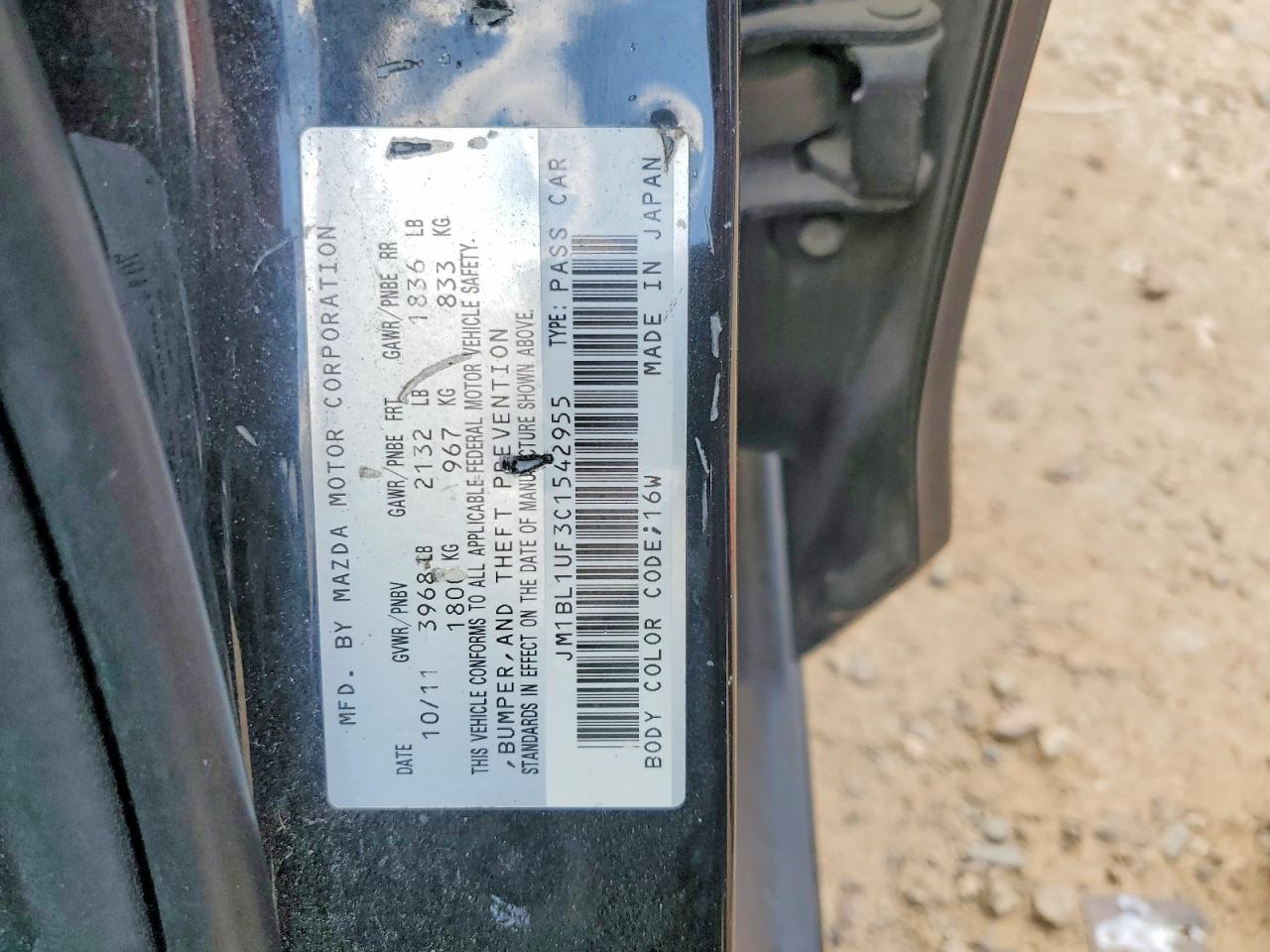 2012 MAZDA 3