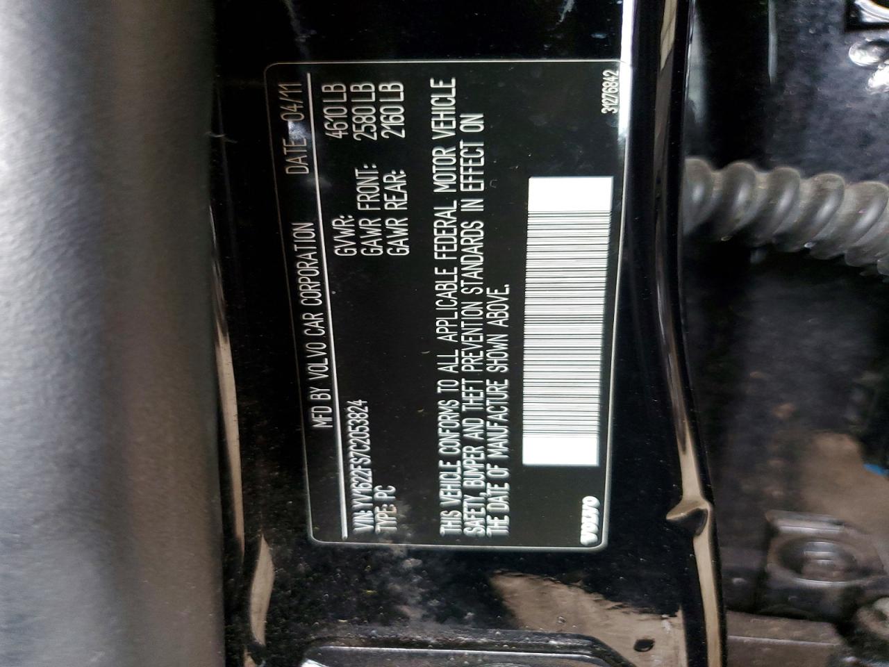 2012 VOLVO S60