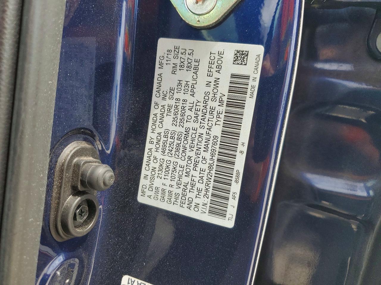 2018 HONDA CRV