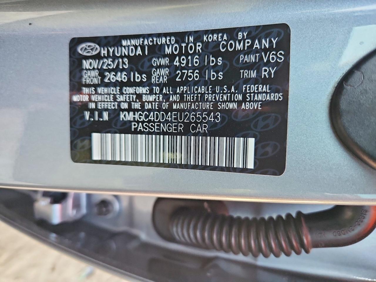 2014 HYUNDAI GENESIS