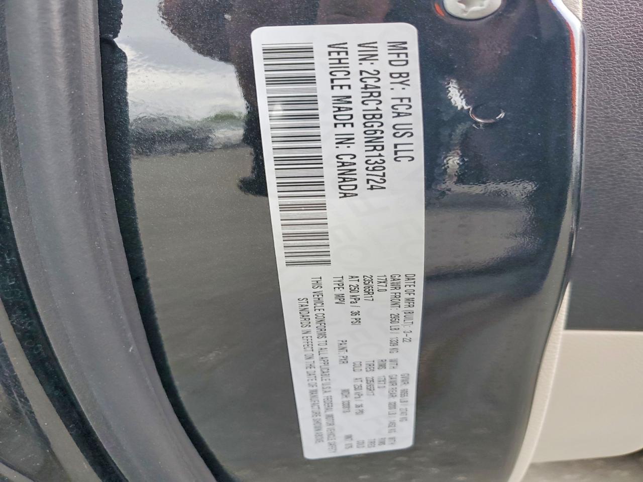 2022 CHRYSLER PACIFICA