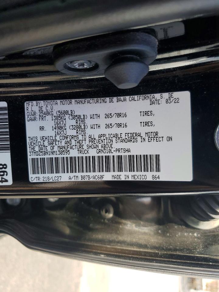 2022 TOYOTA TACOMA