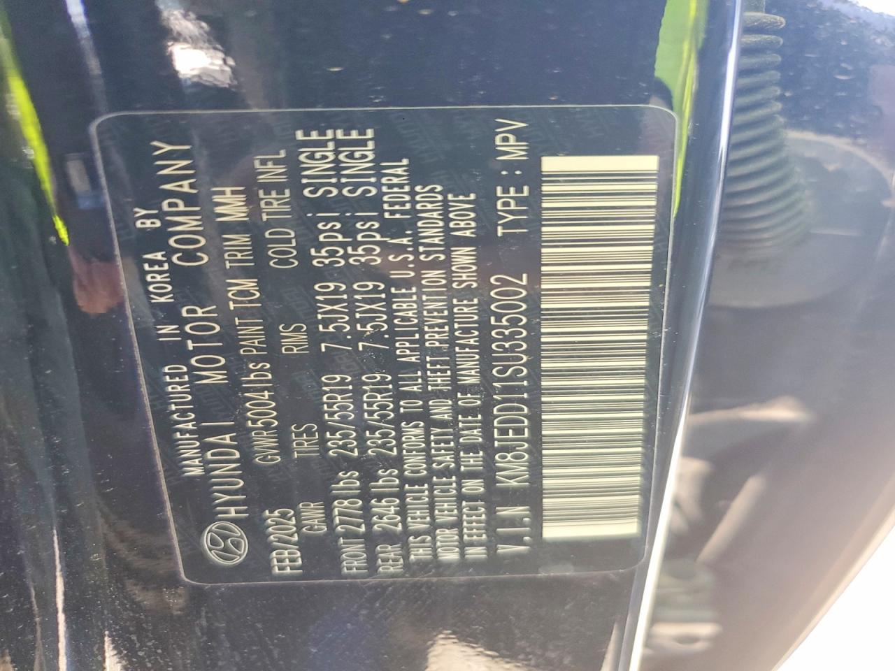 2025 HYUNDAI TUCSON