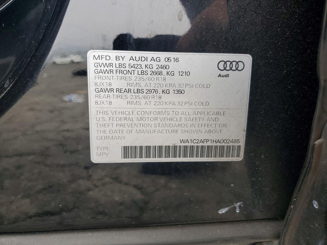 2017 AUDI Q5