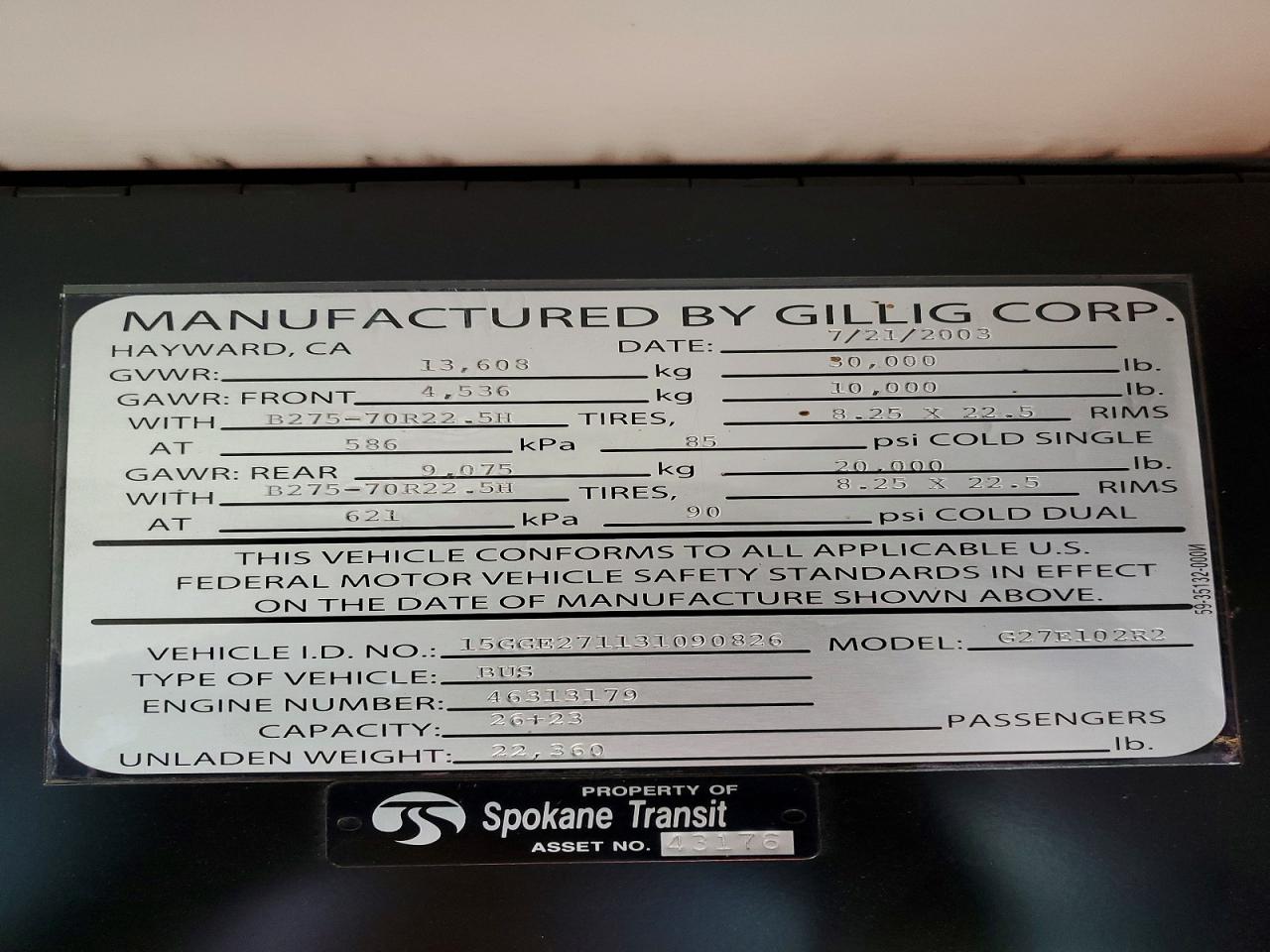 2003 GIL ALL Models
