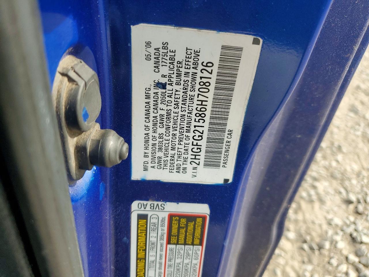 2006 HONDA CIVIC