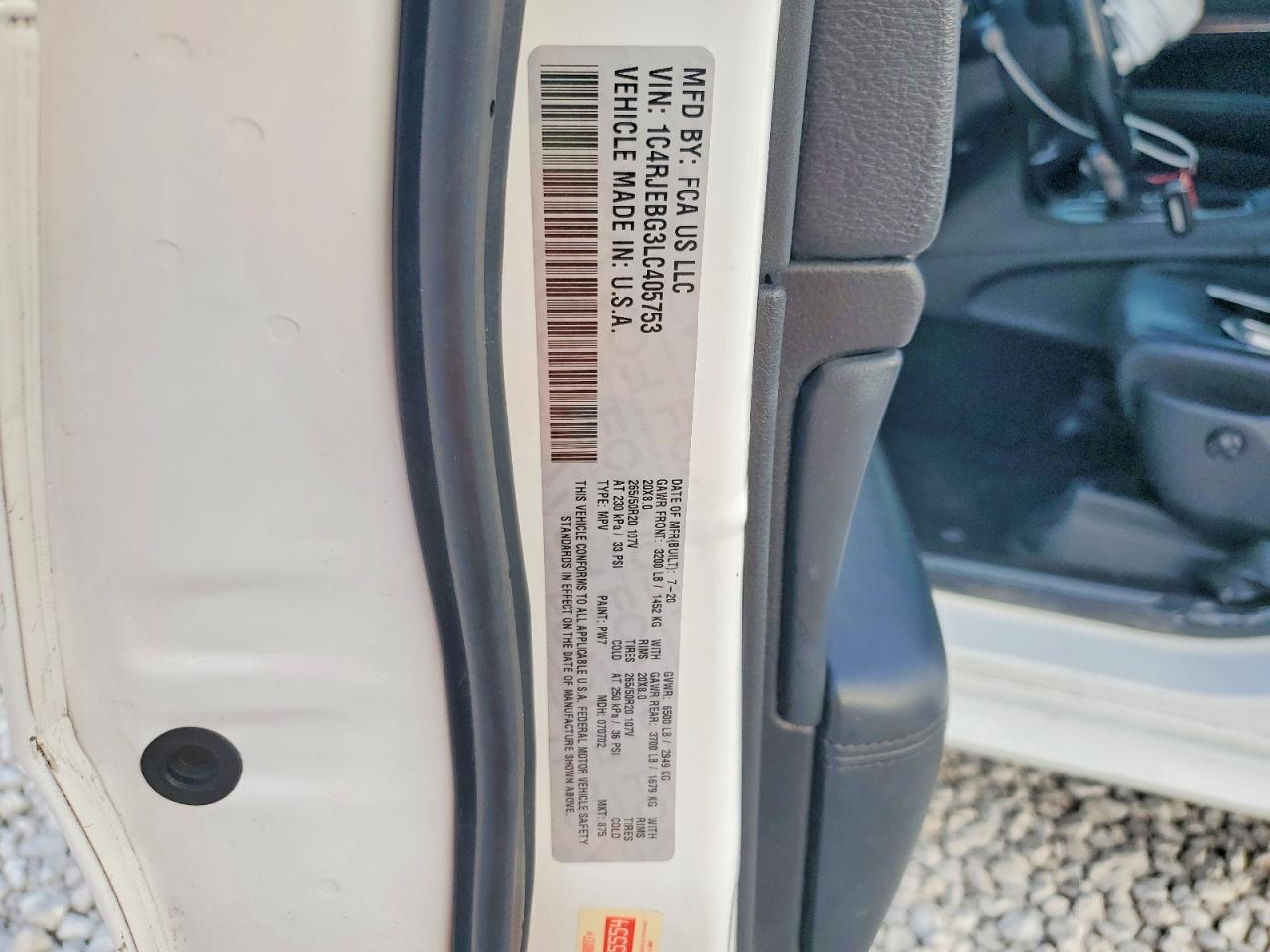 2020 JEEP GRAND CHER