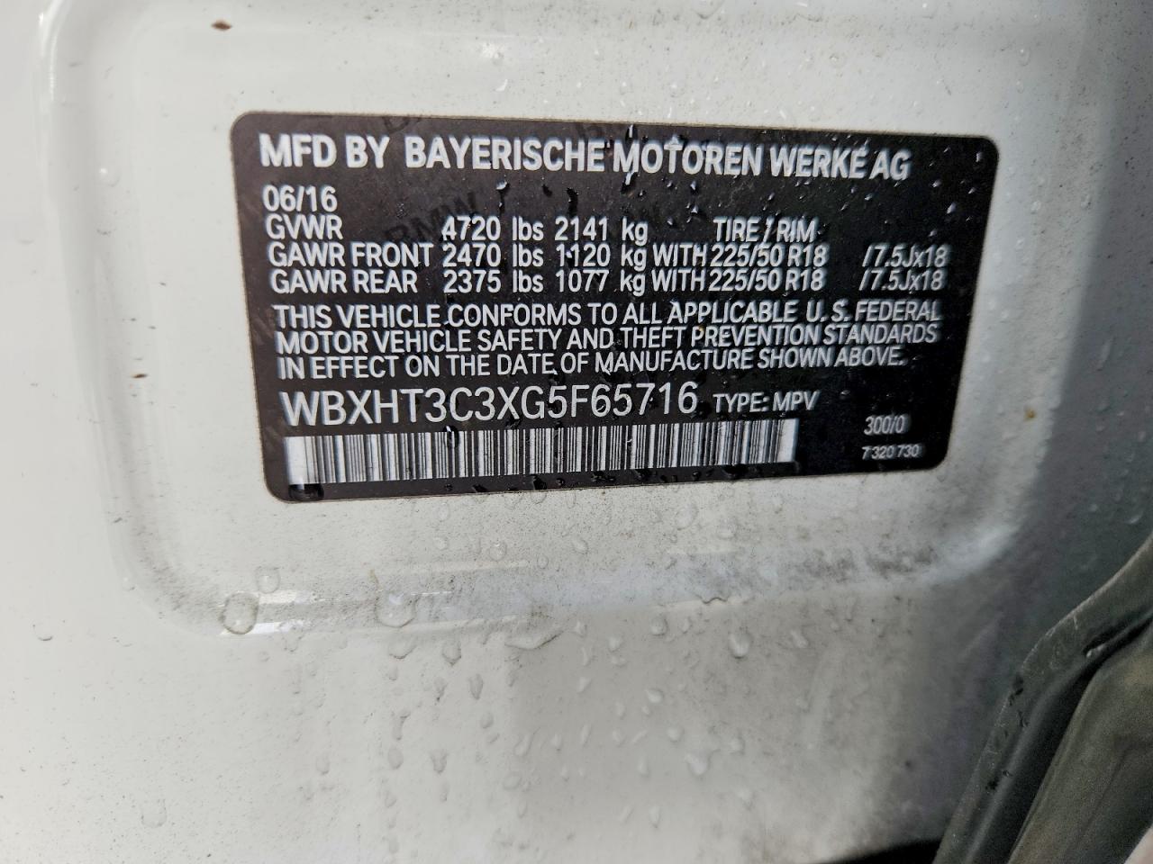 2016 BMW X1