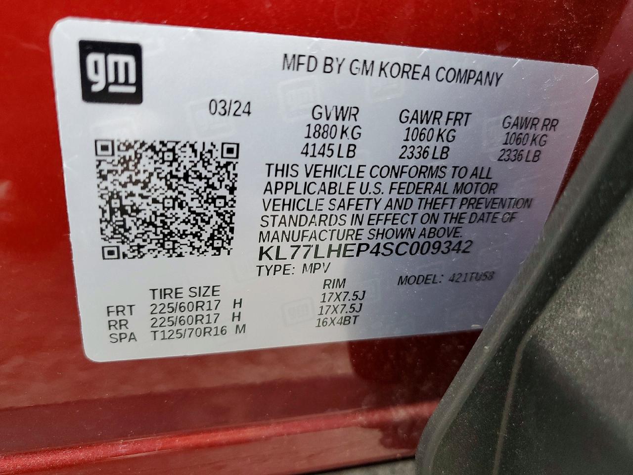 2025 CHEVROLET TRAX