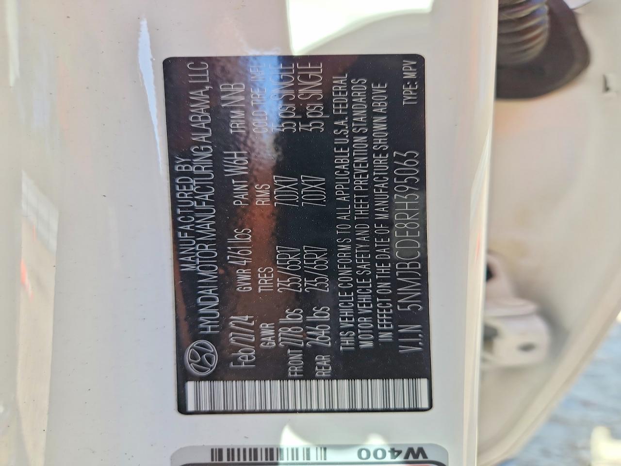 2024 HYUNDAI TUCSON