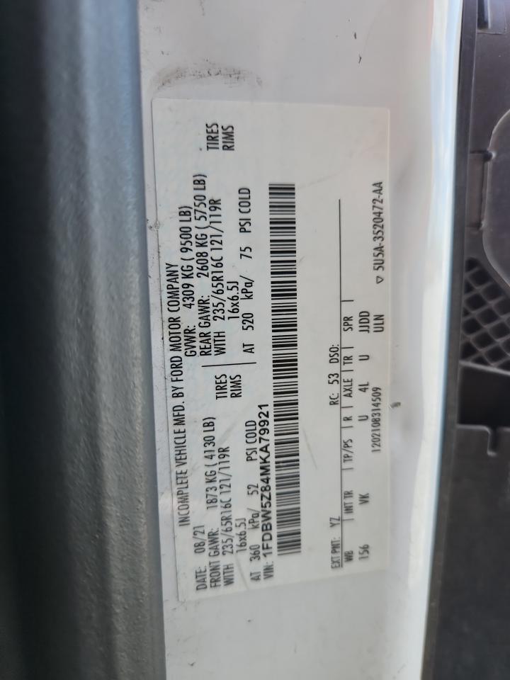 2021 FORD TRANSIT