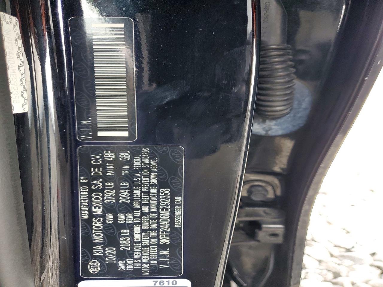 2021 KIA FORTE