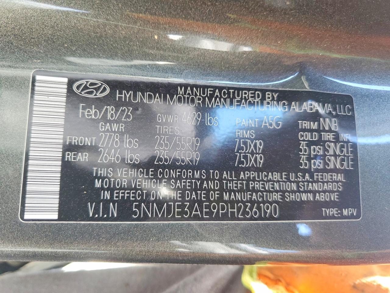 2023 HYUNDAI TUCSON