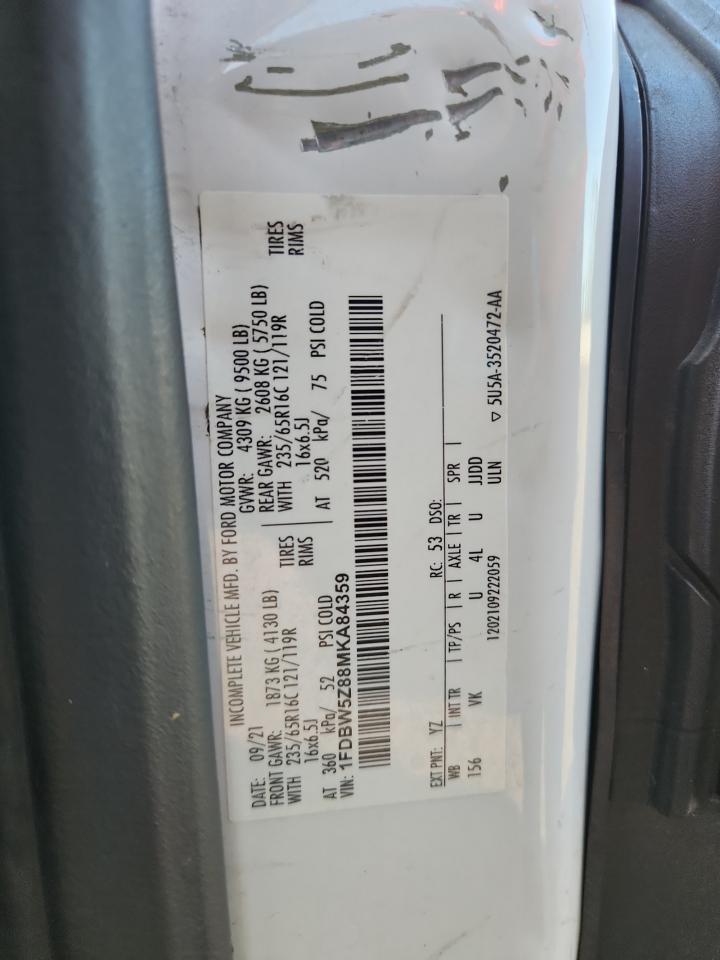 2021 FORD TRANSIT