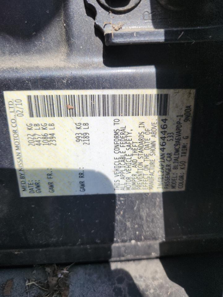 2010 NISSAN ALTIMA