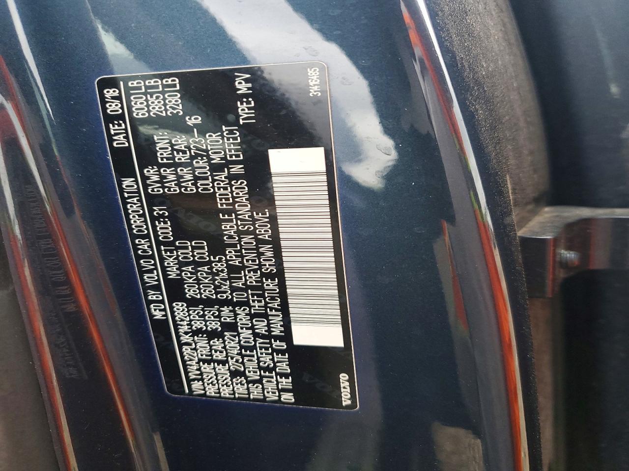 2019 VOLVO XC90