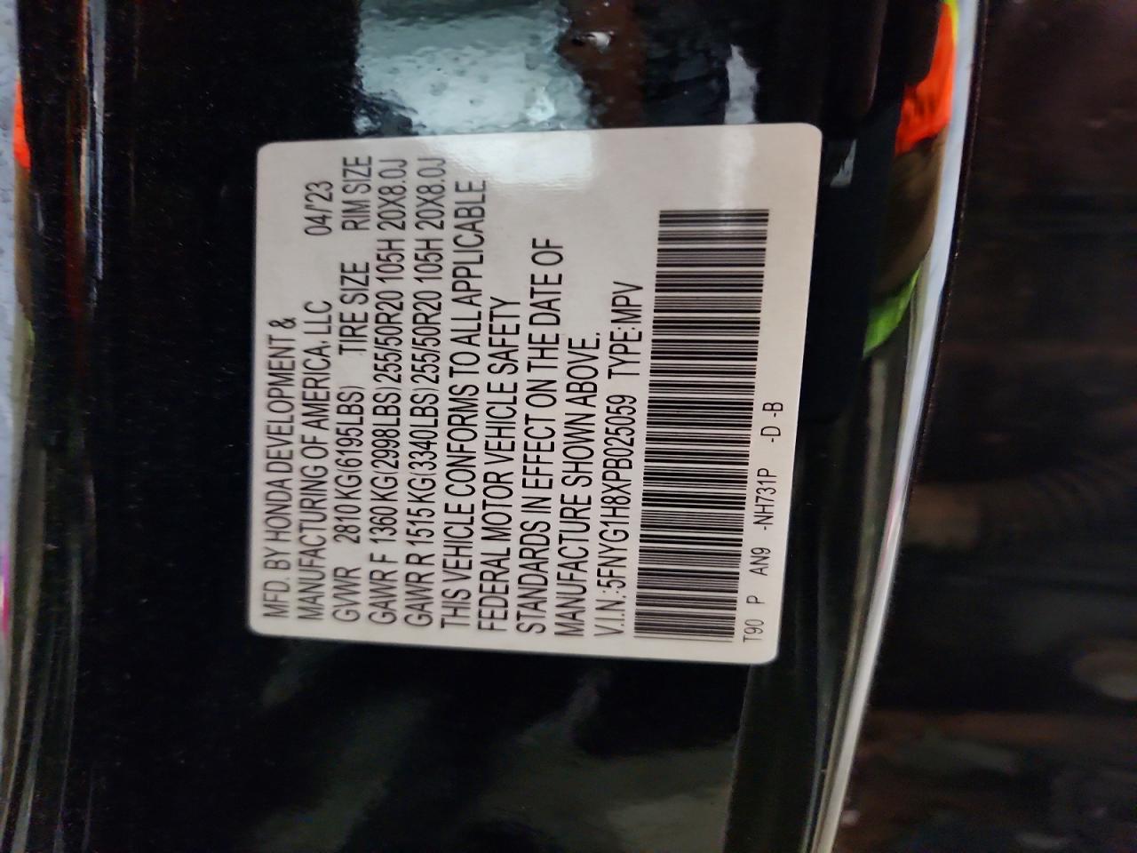 2023 HONDA PILOT