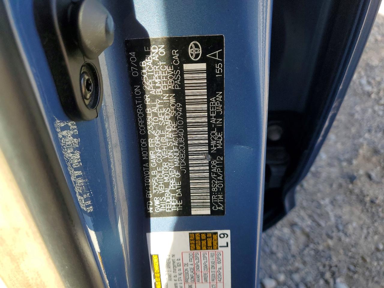 2004 TOYOTA PRIUS