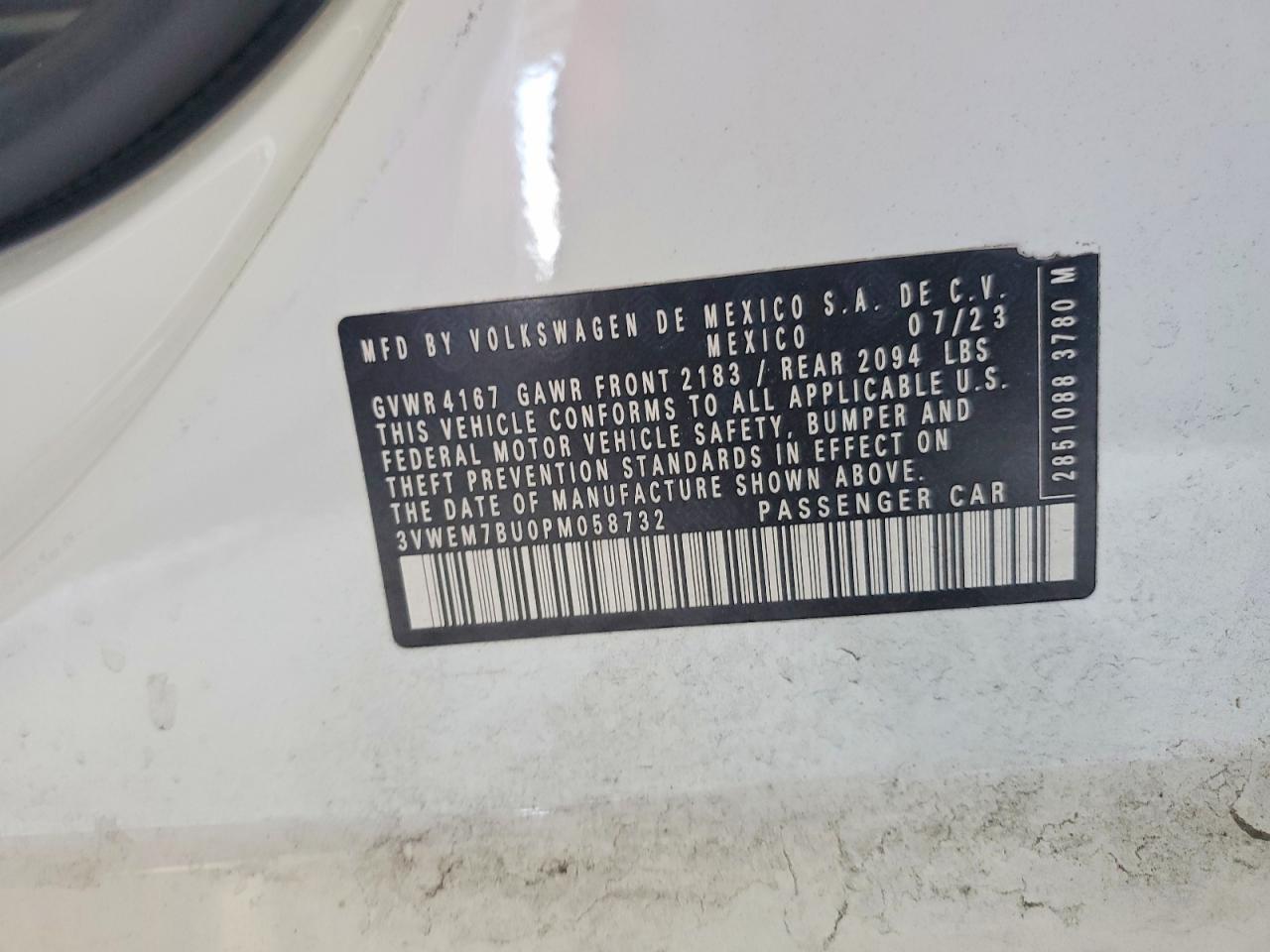 2023 VOLKSWAGEN JETTA