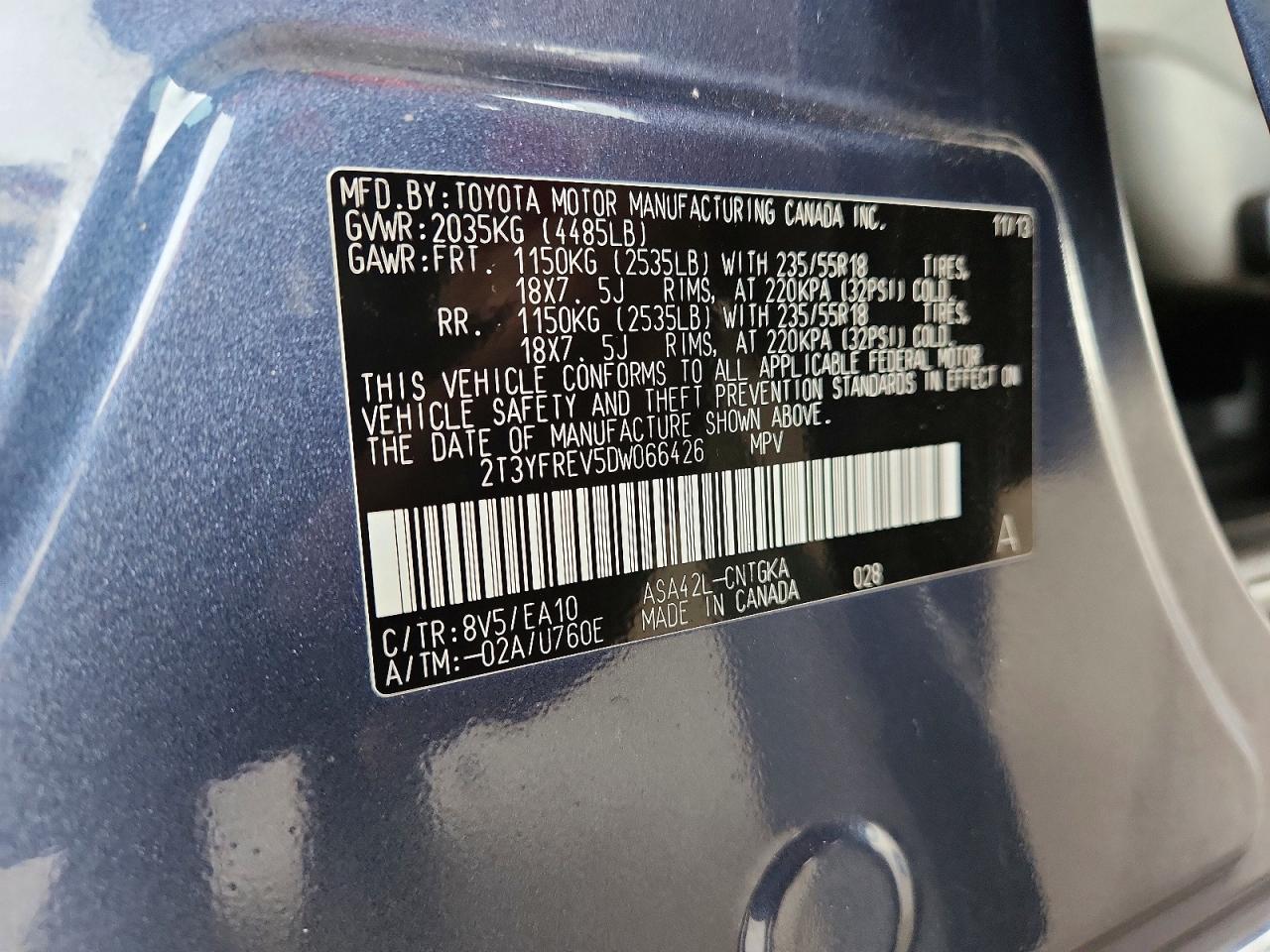 2013 TOYOTA RAV4