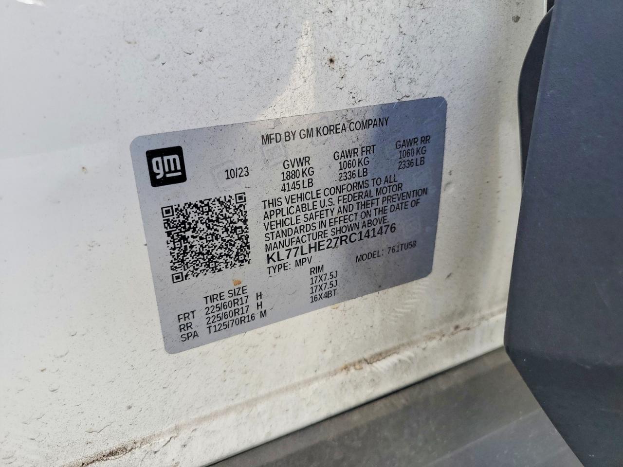 2024 CHEVROLET TRAX