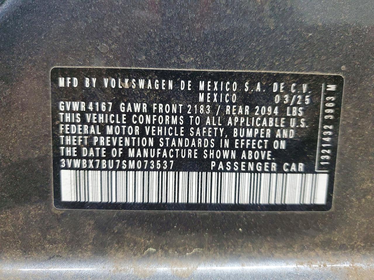 2025 VOLKSWAGEN JETTA
