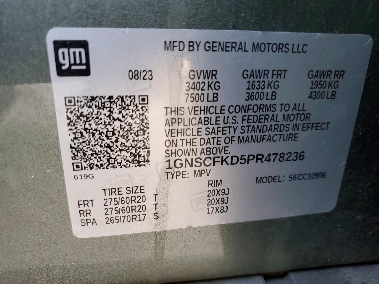 2023 CHEVROLET SUBURBAN