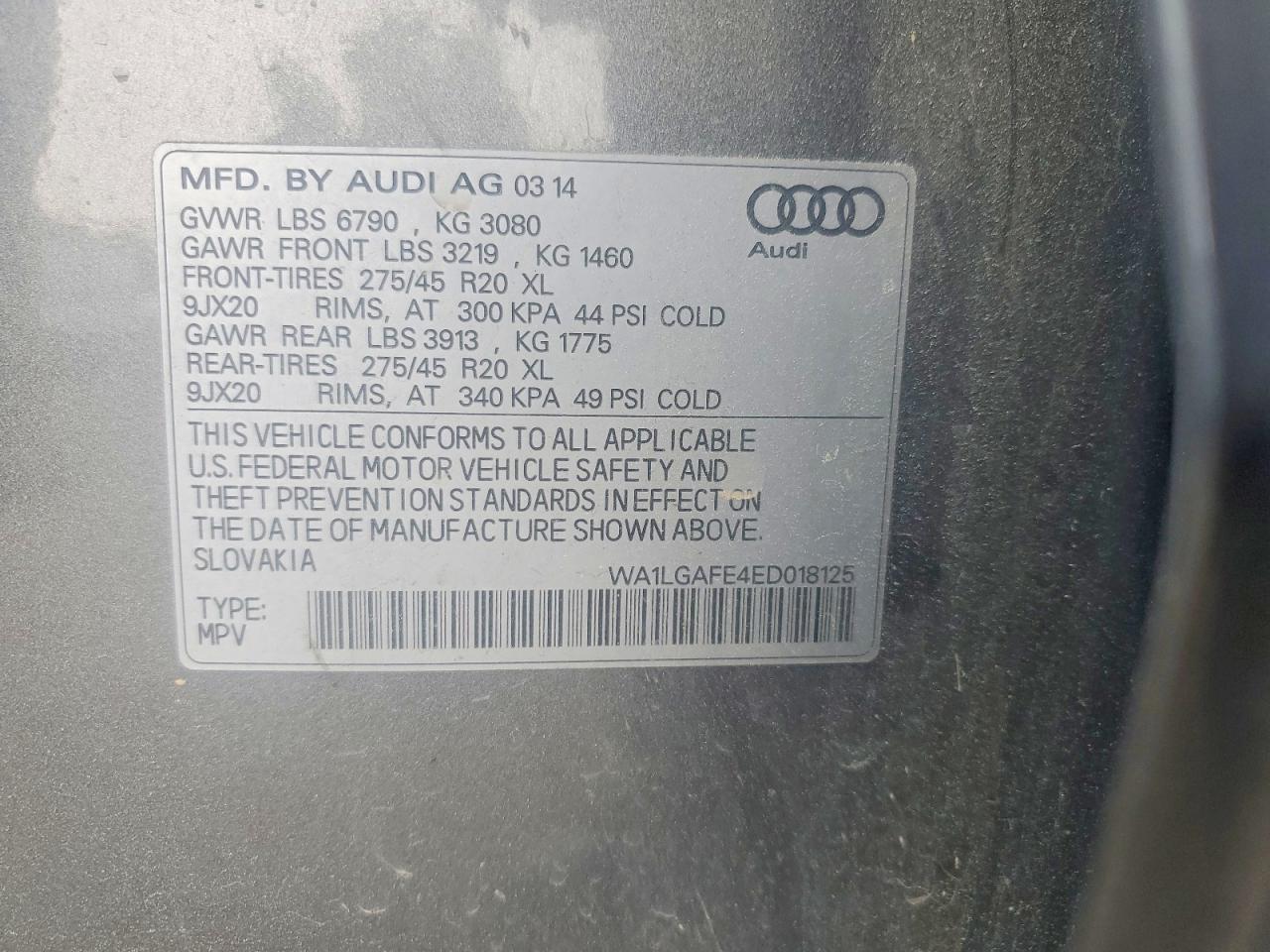 2014 AUDI Q7