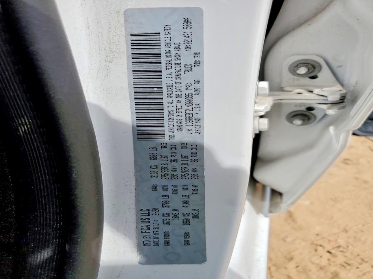 2020 RAM 1500